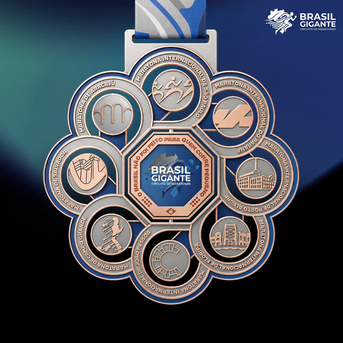 Brasil Gigante revela mandala para quem completar as oito maratonas do circuito