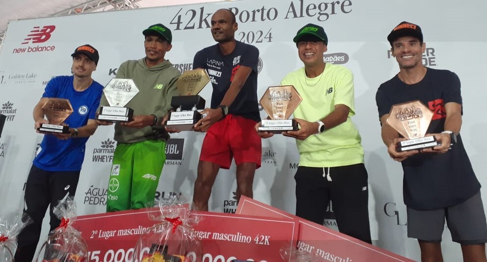 Paulo Paula e Viola Kosgei vencem 42K Porto Alegre