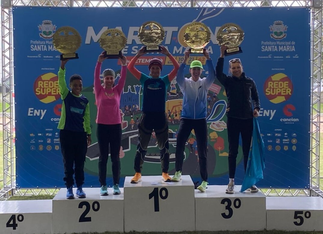 Queniano e brasileira vencem 2ª Maratona de Santa Maria, no Rio Grande do Sul