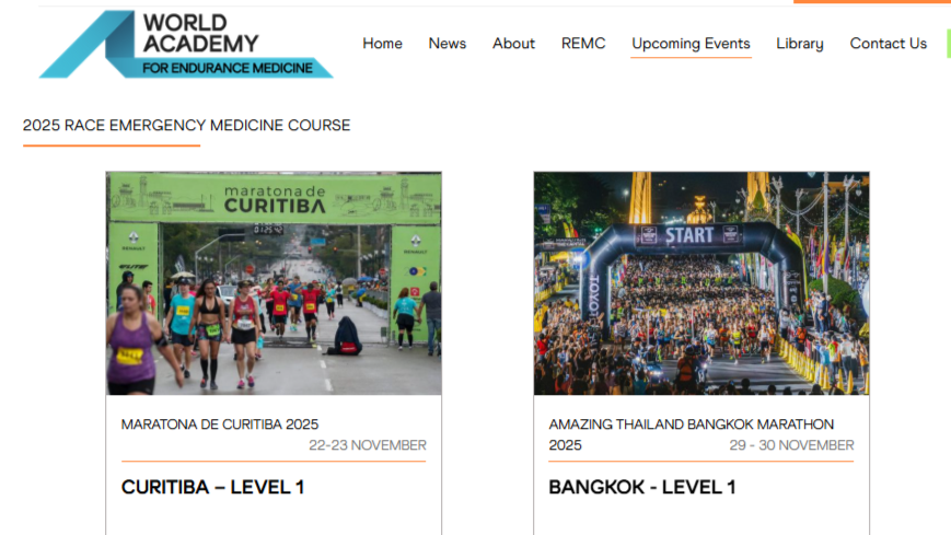 World Athletics promove Curso de Medicina de Emergência de Corrida de Rua em Curitiba