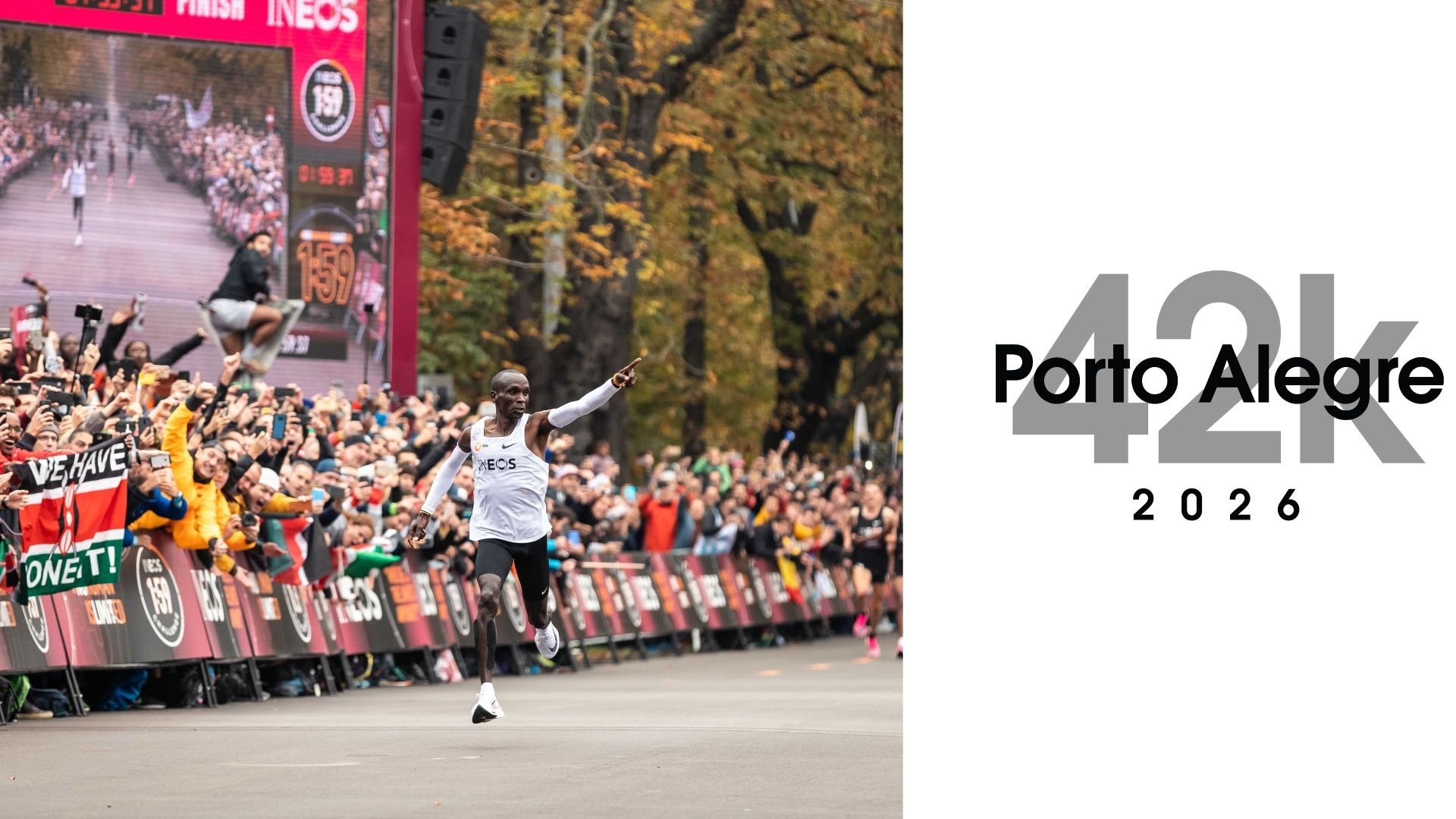 Bicampeão olímpico Eliud Kipchoge traz ao Brasil o seu projeto de correr sete maratonas em sete continentes