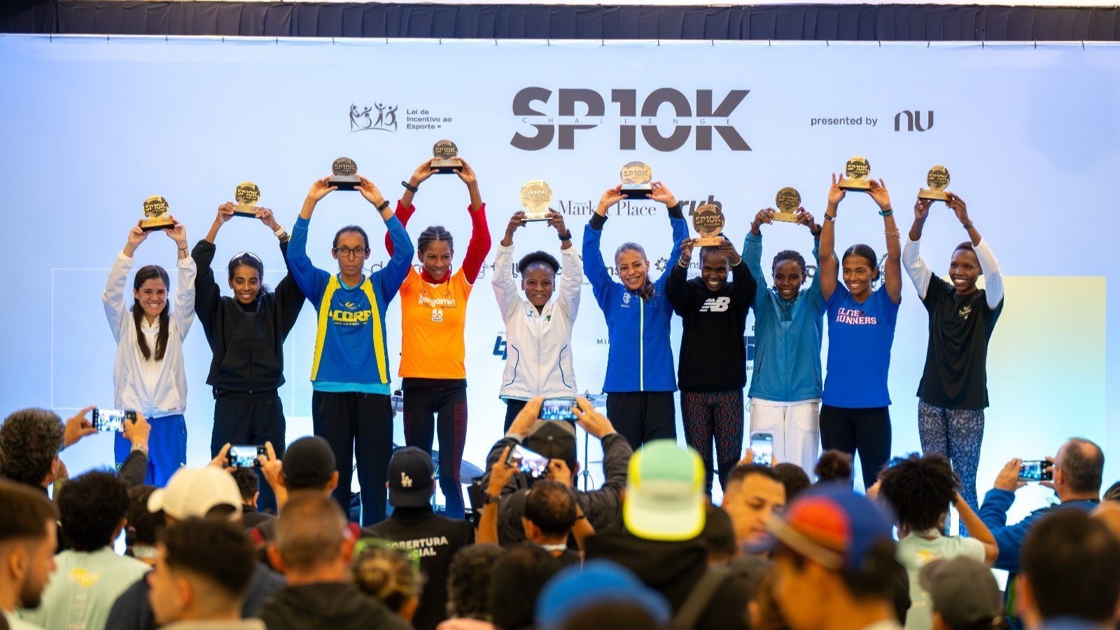 A brasileira Nubia de Oliveira e o queniano William Kibor foram os campeões da SP10K Challenge