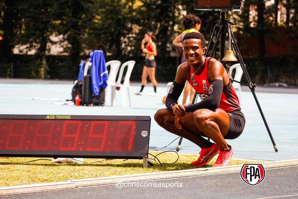 Felipe Bardi é o novo recordista sul-americano dos 100m após punição de atleta do Suriname