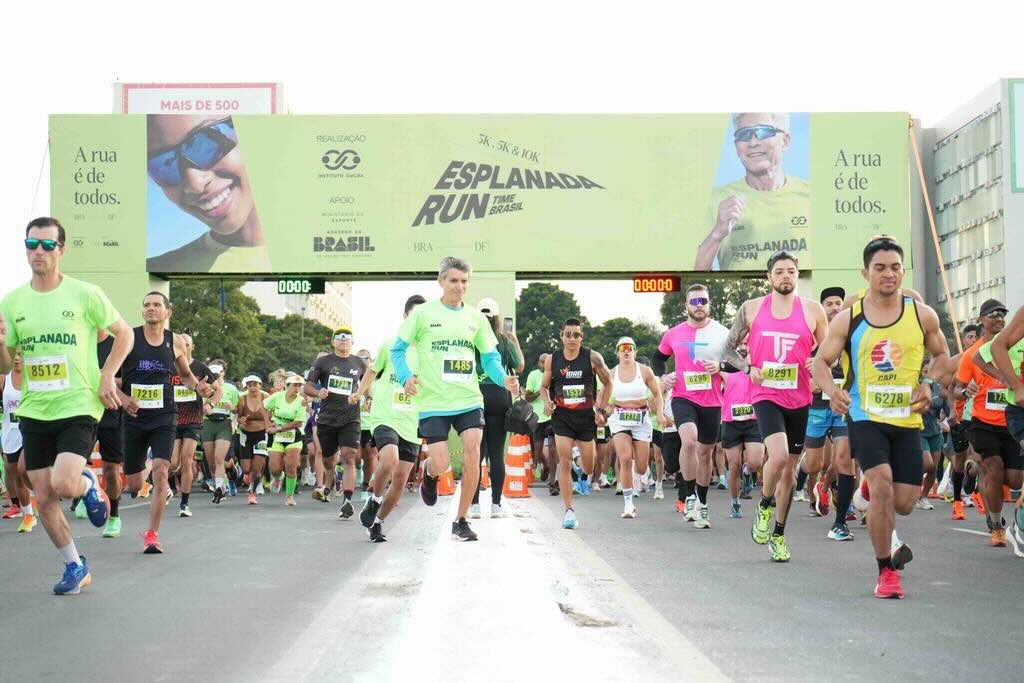 Esplanada Run reúne 5,5 mil participantes em Brasília