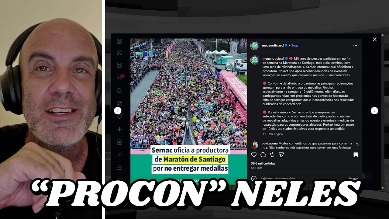 PROCON CHILENO vai pra cima da MARATONA de SANTIAGO