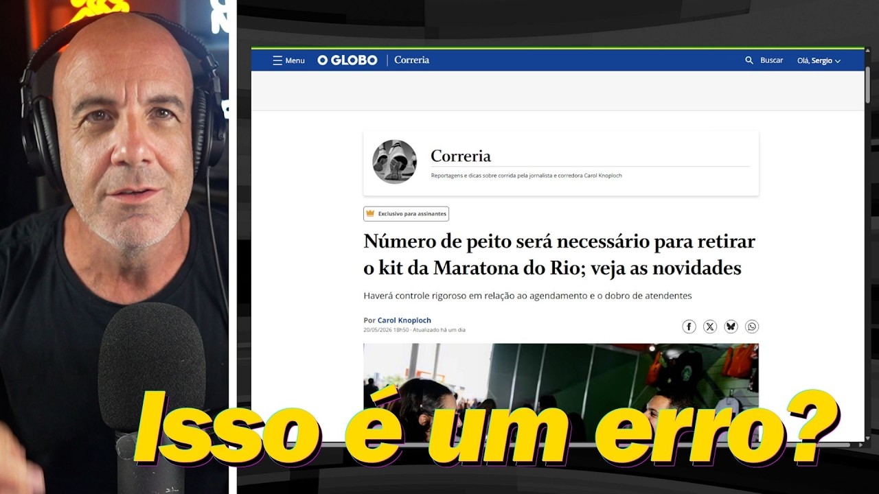 O AGENDAMENTO de KITS na MARATONA do RIO é UM ERRO?