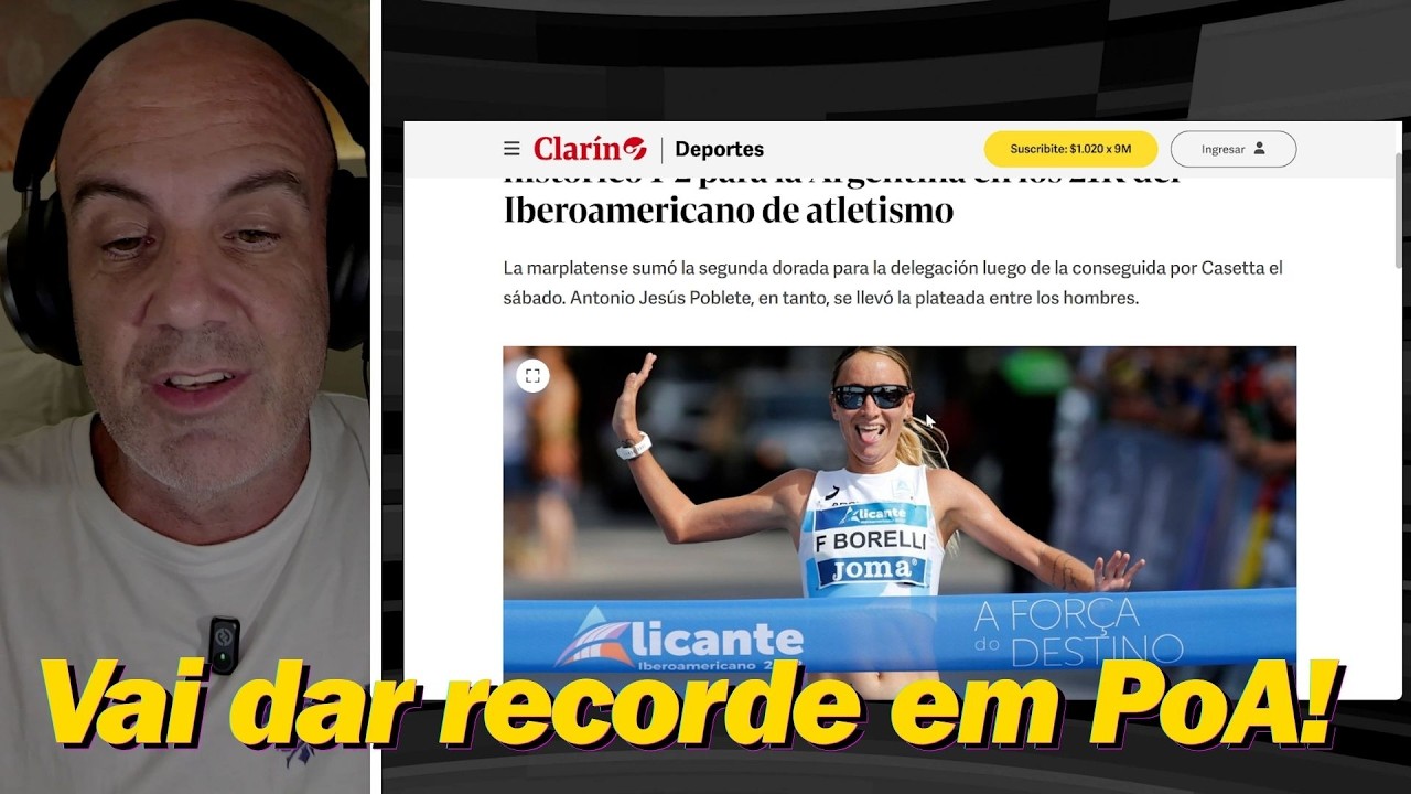 A CHANCE da ELITE  na MARATONA de PORTO ALEGRE