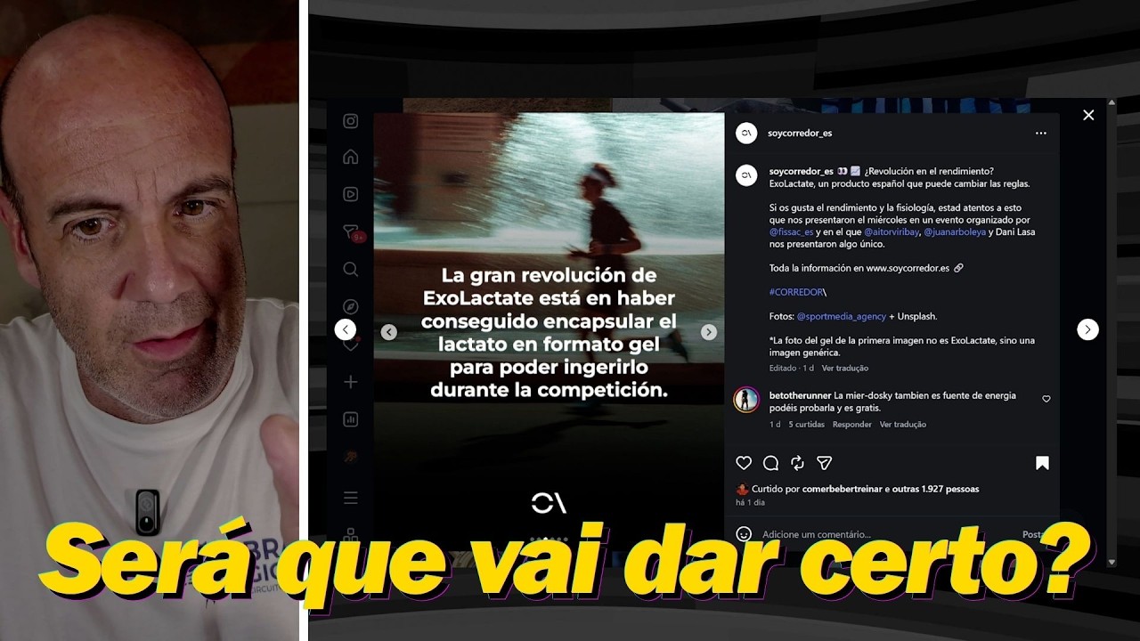 O FIM DO GEL DE CARBOIDRATO? Conheça o novo gel de lactato