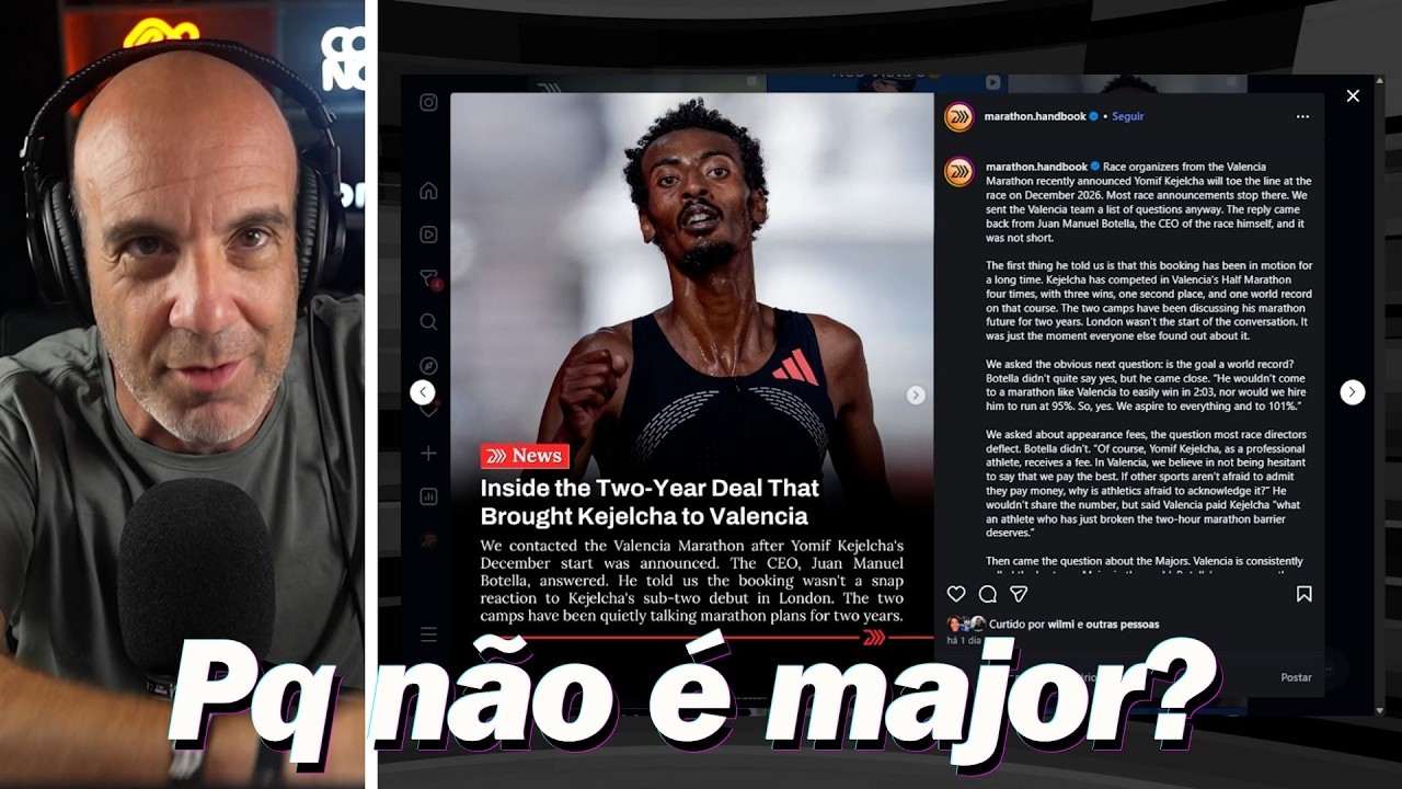 O REAL MOTIVO para a MARATONA de VALÊNCIA não virar MAJOR