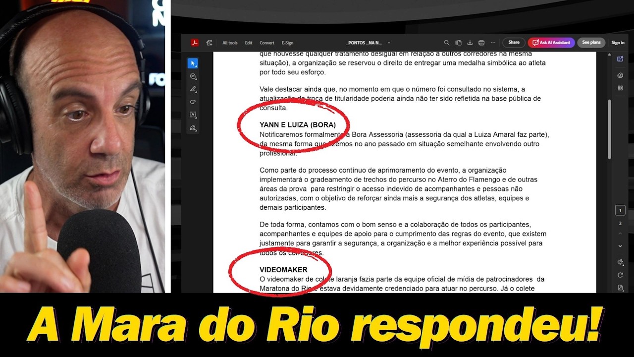Resposta Oficial da Maratona do Rio Sobre Polêmicas