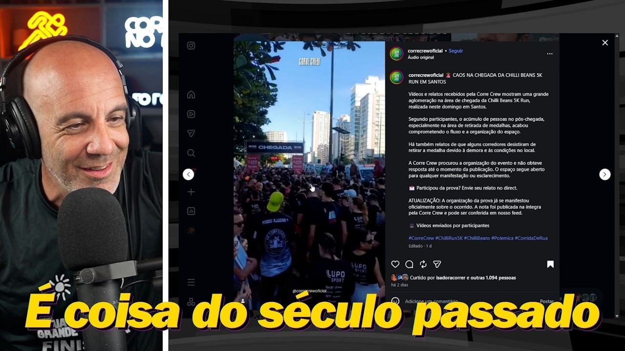 CAOS na chegada da CHILLI BEANS 5K em SANTOS: O que aconteceu?