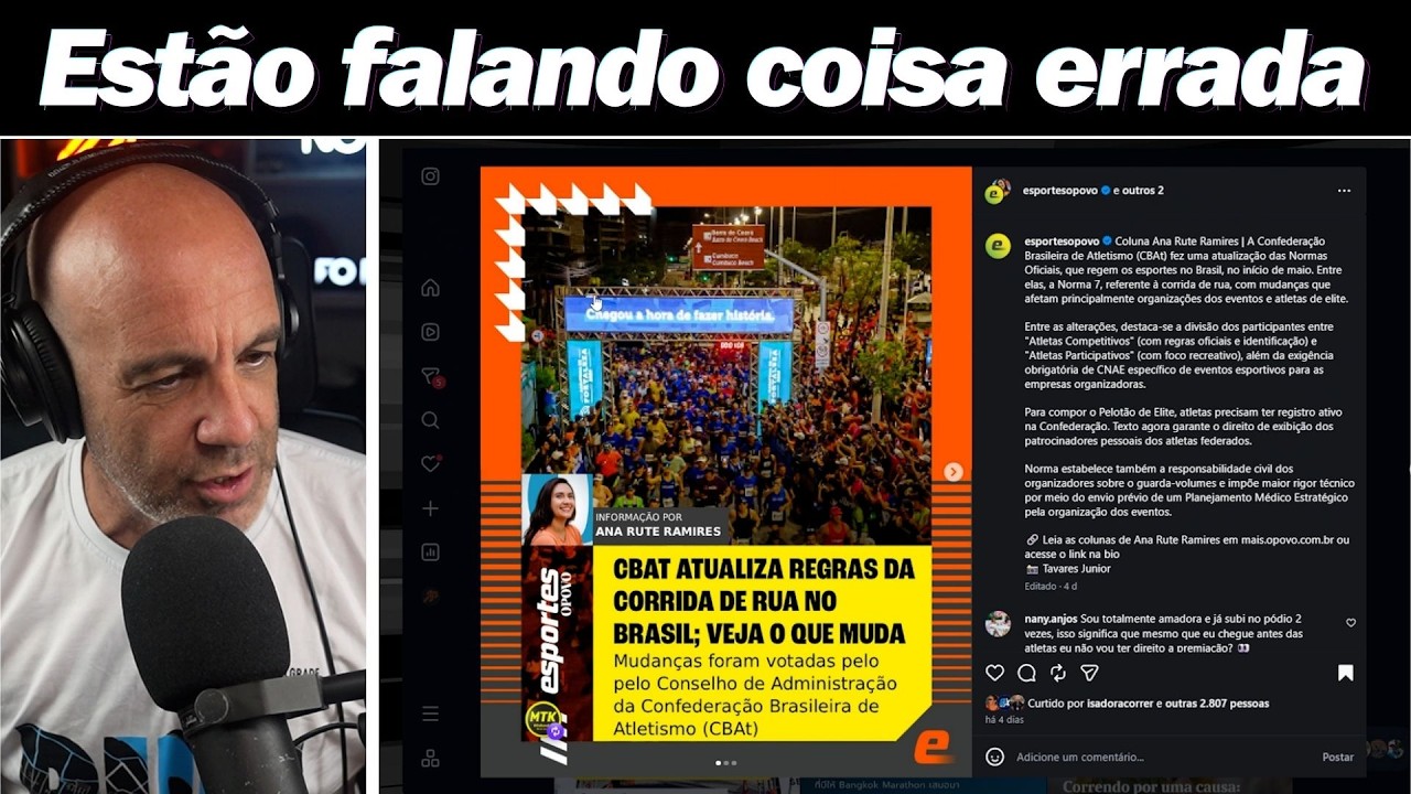 MUDANÇAS na NORMA 7: O que Realmente Muda na Corrida de Rua
