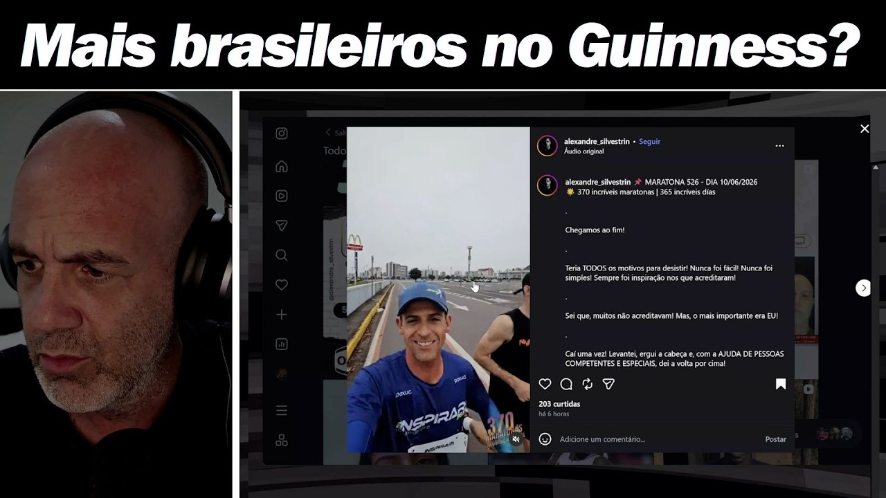 MAIS corredores BRASILEIROS no GUINNESS?