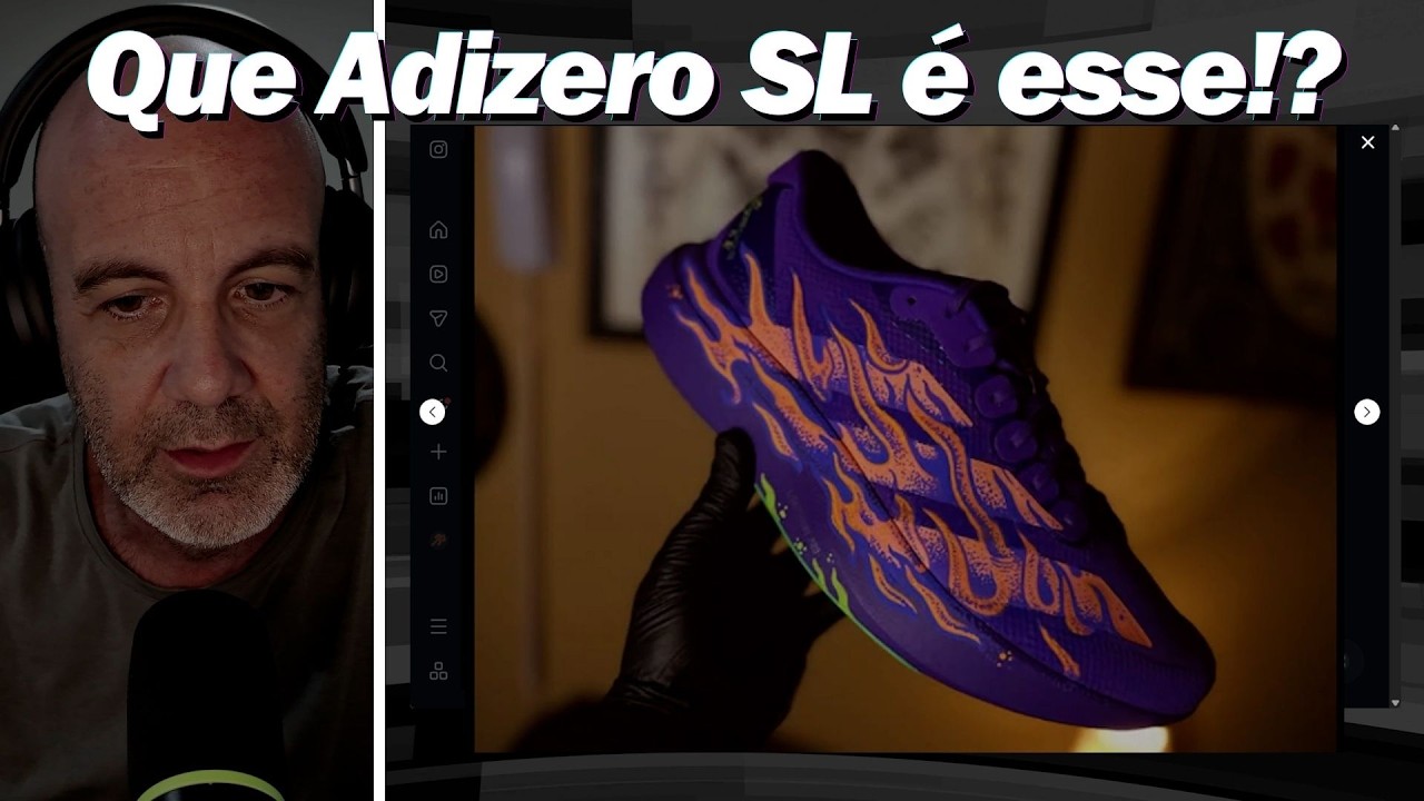 TATUADOR CORREDOR customiza ADIZERO SL e viraliza na internet