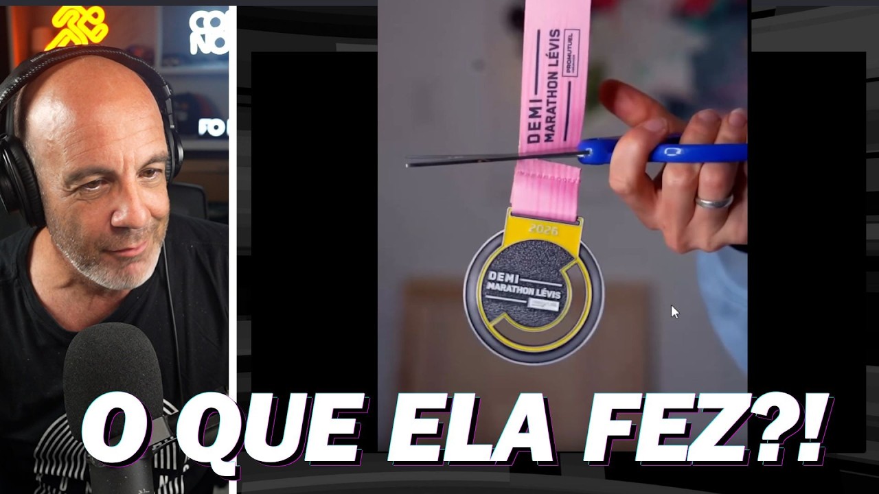 Ela CORTOU as FITAS de todas as MEDALHAS de corrida!