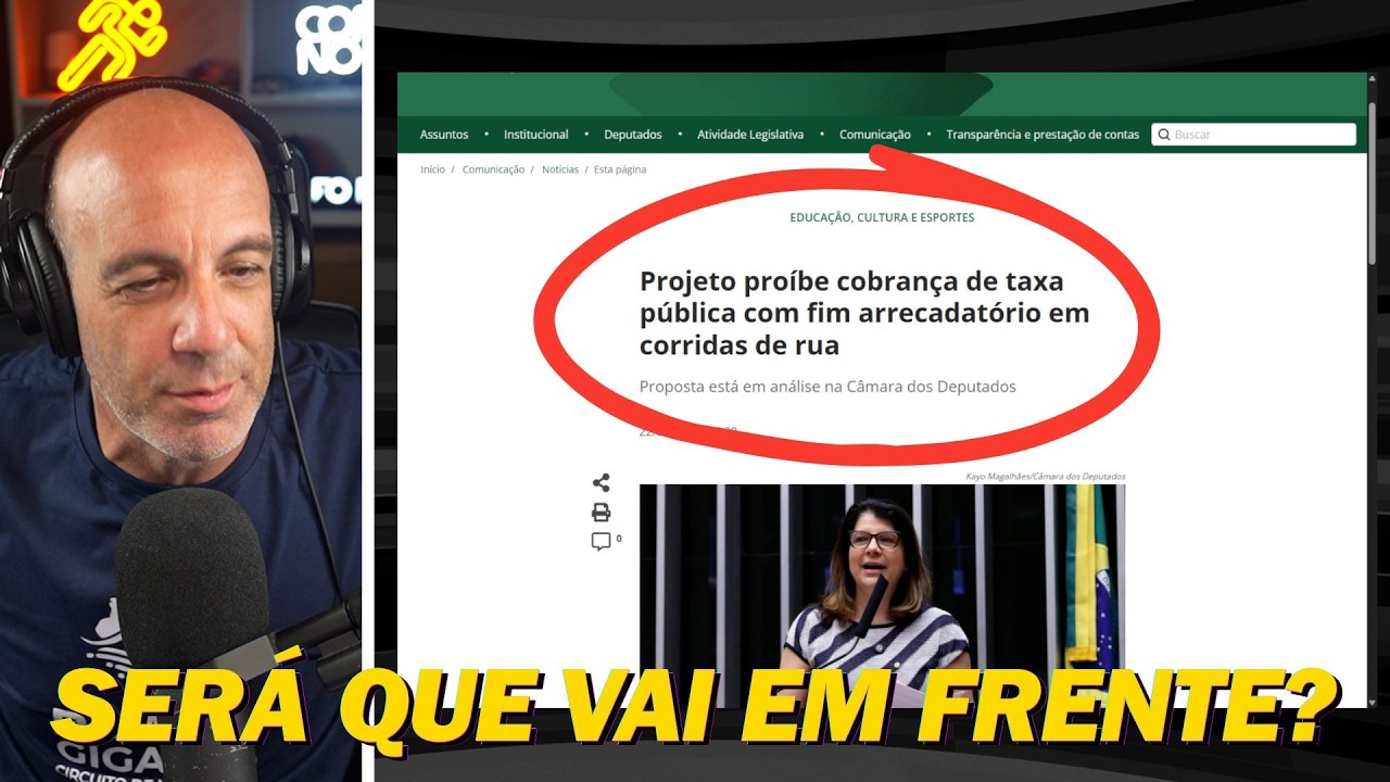 O FIM das TAXAS públicas em CORRIDAS de rua?