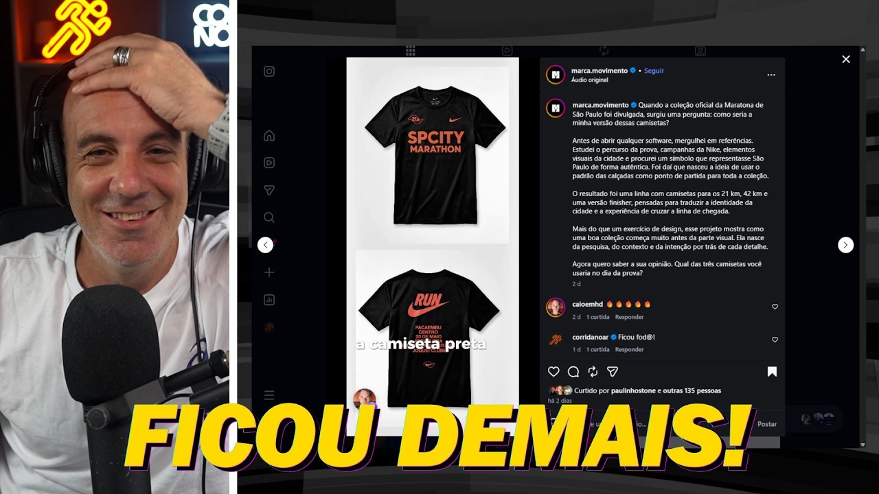 Ele Recriou a CAMISETA da SP City Marathon (E FICOU DEMAIS!