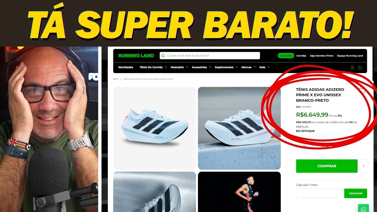 É um ABSURDO o PREÇO do novo TÊNIS da ADIDAS