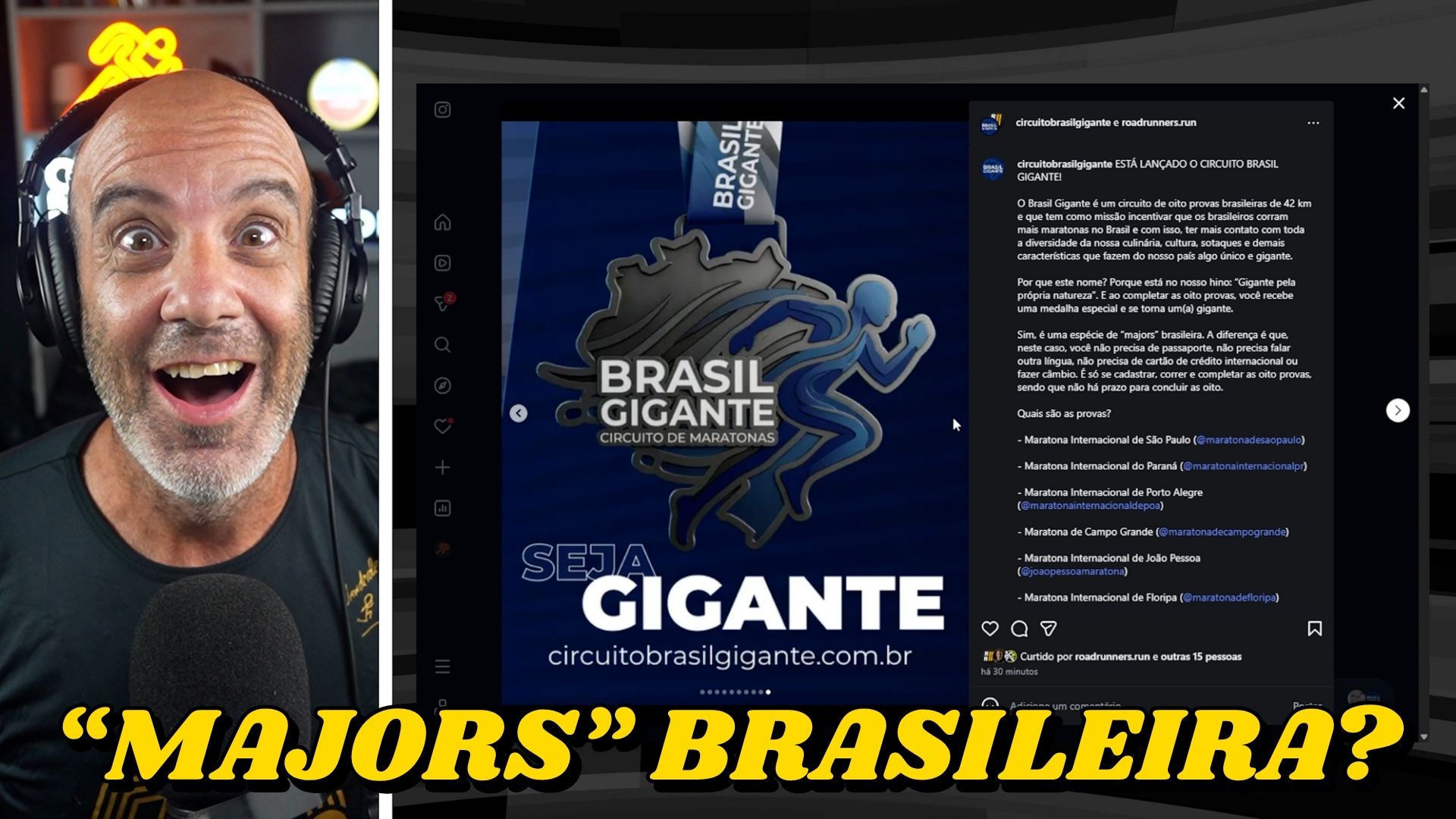 TÁ LANÇADO O CIRCUITO BRASIL GIGANTE, uma espécie de 