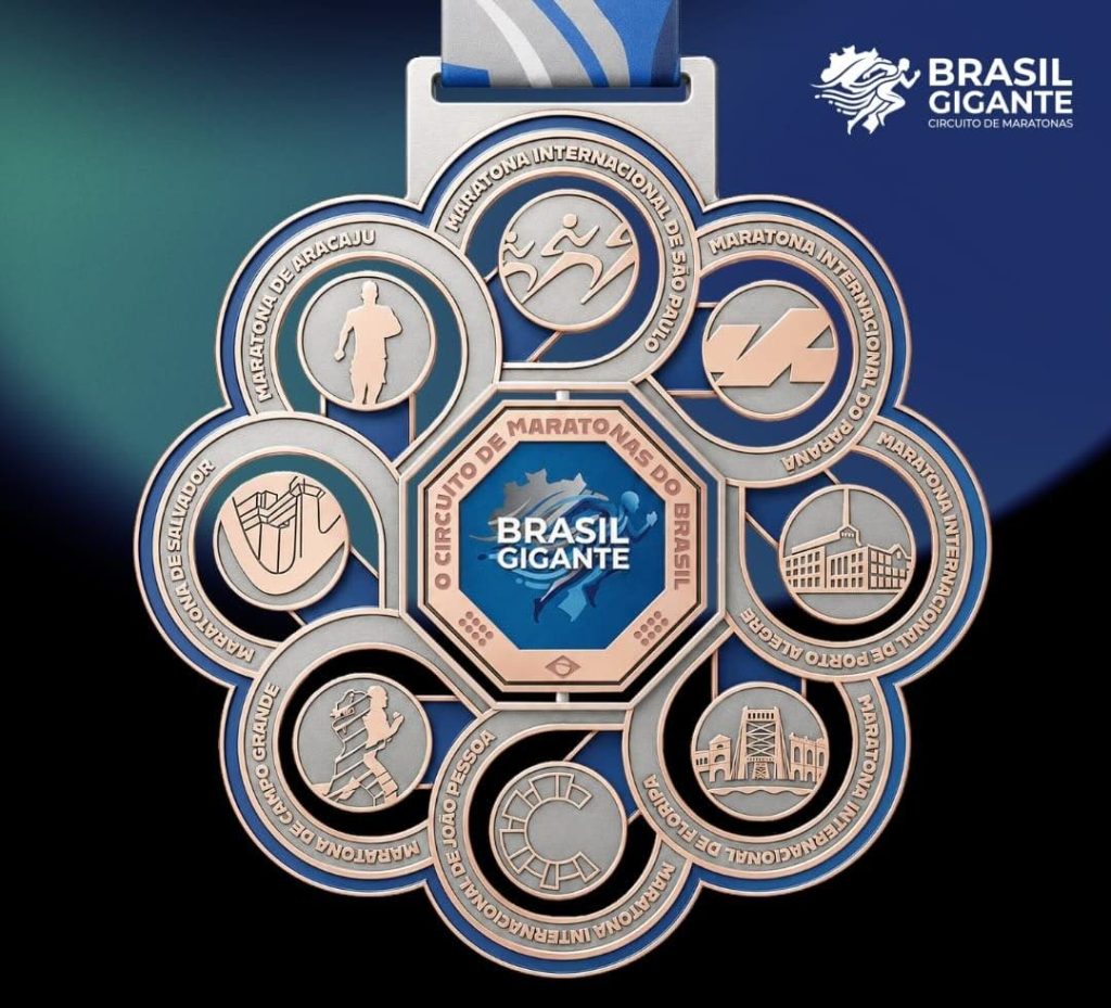 Brasil Gigante revela mandala para quem completar as oito maratonas do circuito