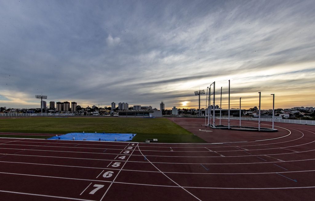 Pista de atletismo do CT paralimpico Ale Cabral CPB