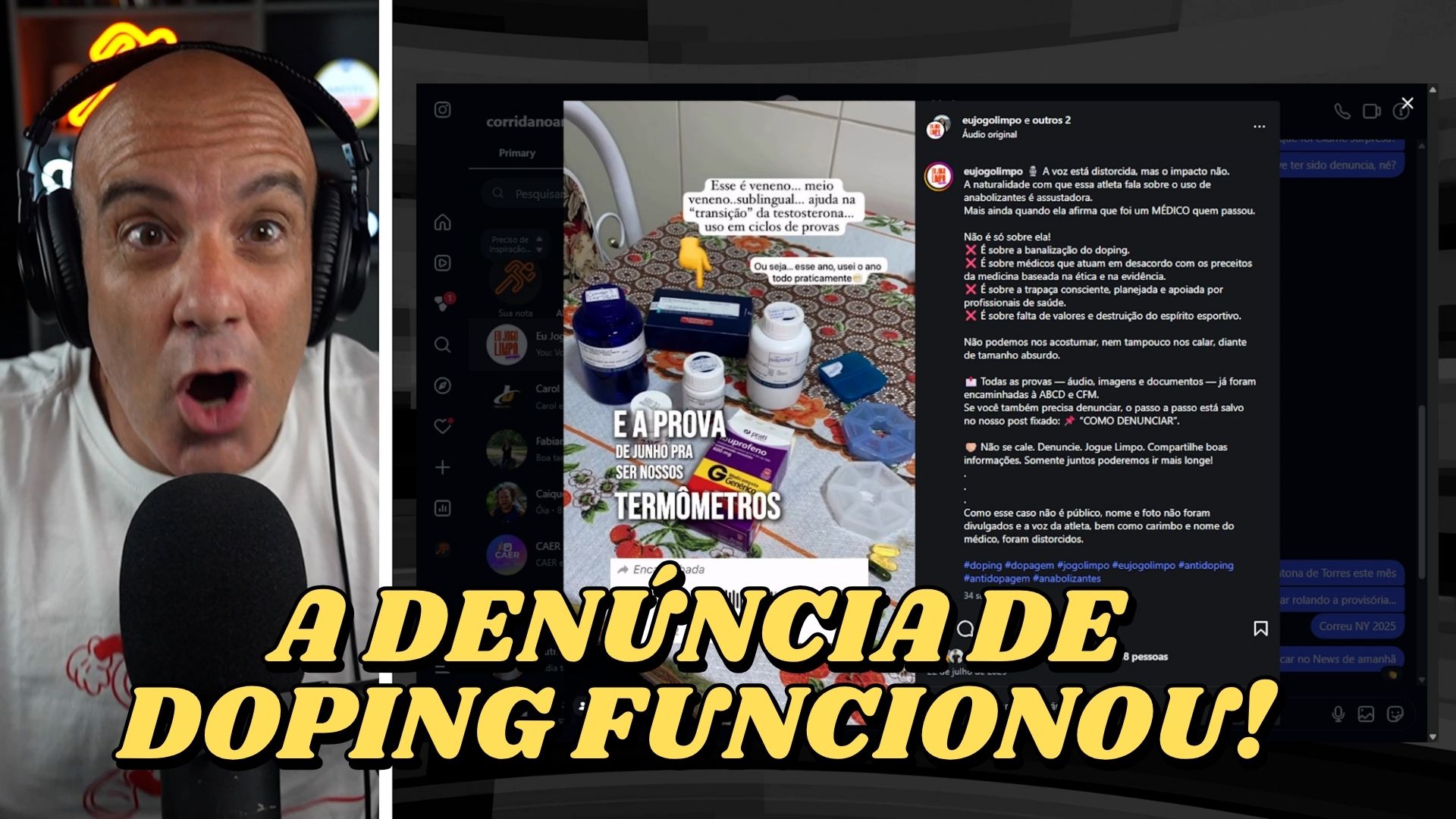 MARATONISTA AMADORA foi PEGA no DOPING ATRAVÉS de DENÚNCIA