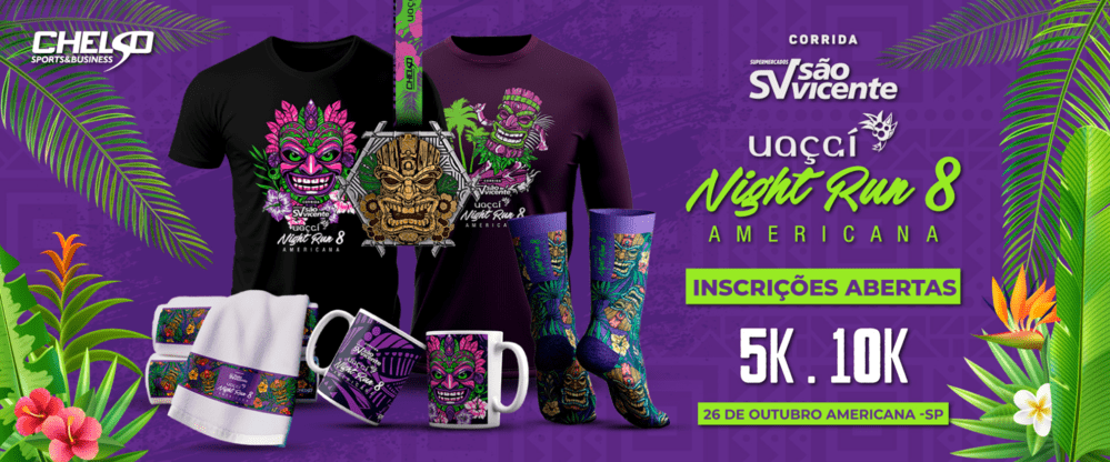 8ª Edição da Uaçai Nigth Run abre inscrições
